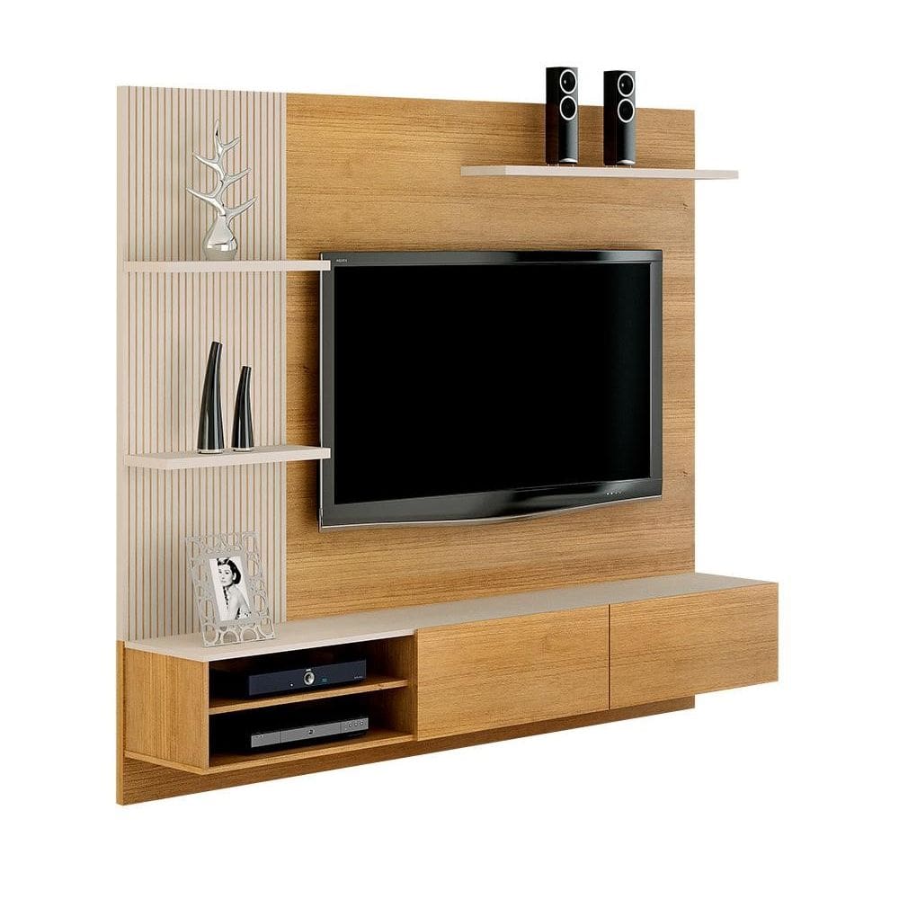 Home Suspenso Para TV Montana Cinamomo/Off White - Valdemóveis