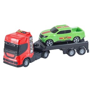 Caminhão Reboque Brinquedo Roda Livre Colorido - Aventura Sobre Rodas para Pequenos Motoristas - PANAMI