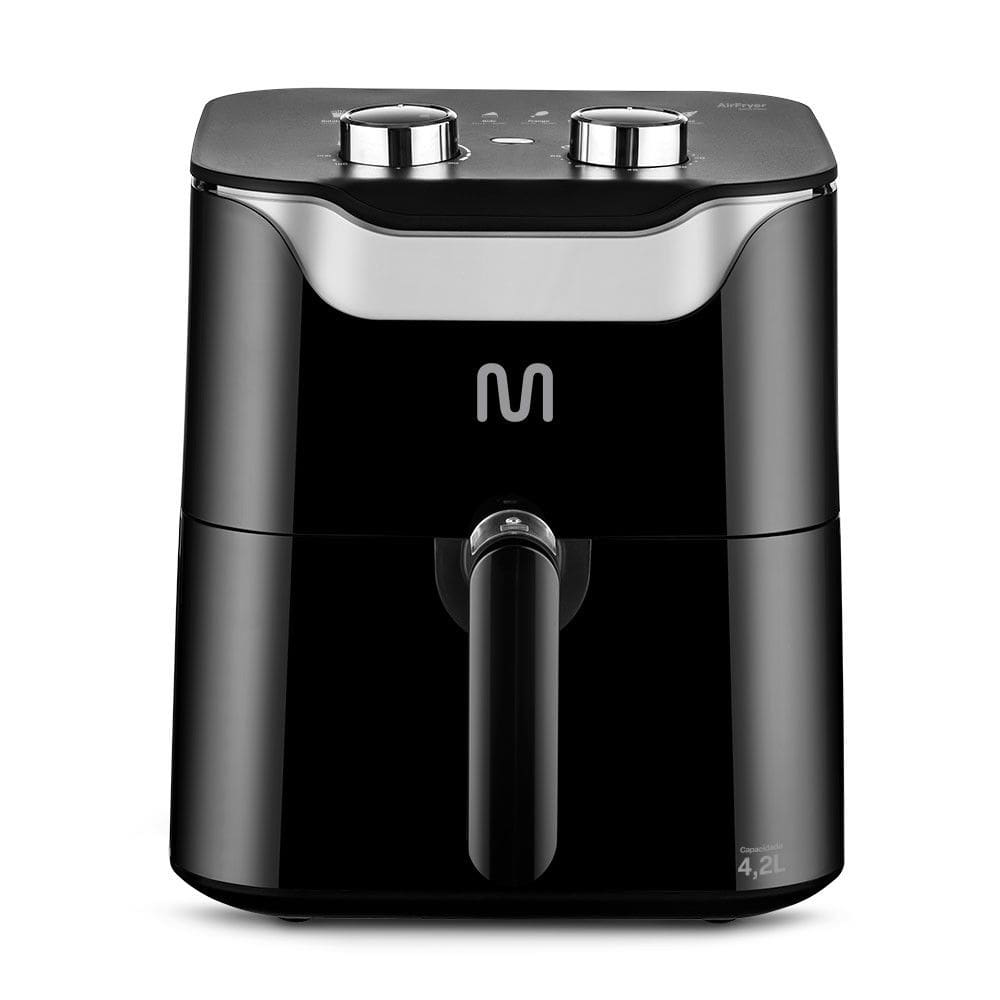 Fritadeira Elétrica sem ??leo Air Fryer 4,2L 1500w 127v Preta Multi - GO231