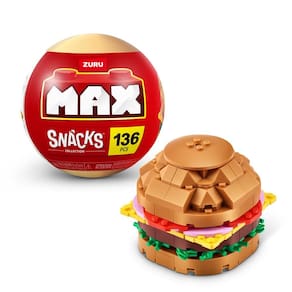 Blocos de Montar Max Premium Snacks - Hambúrguer 136 pçs