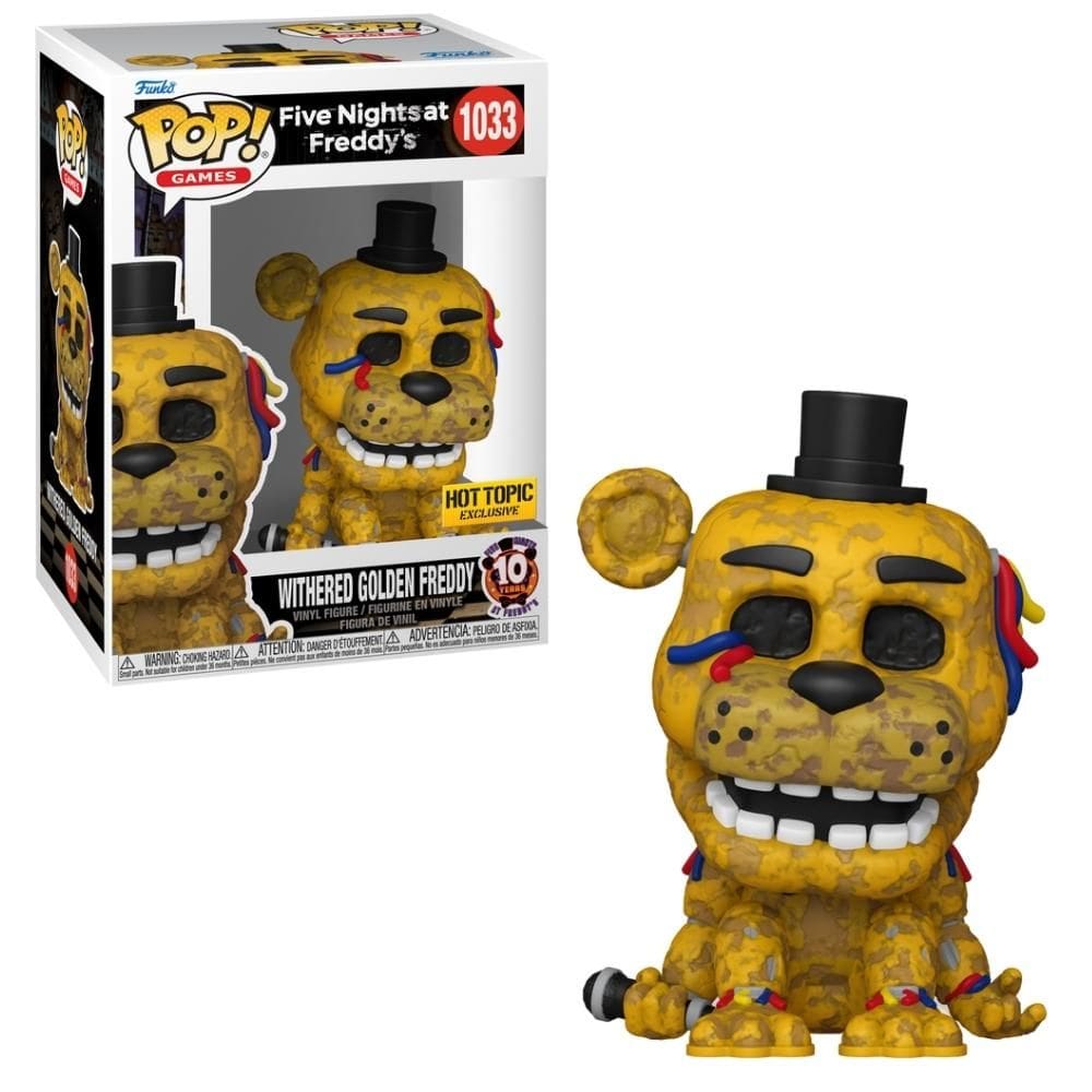 Boneco Funko Pop! Five Nights at Freddy`s Golden Freddy