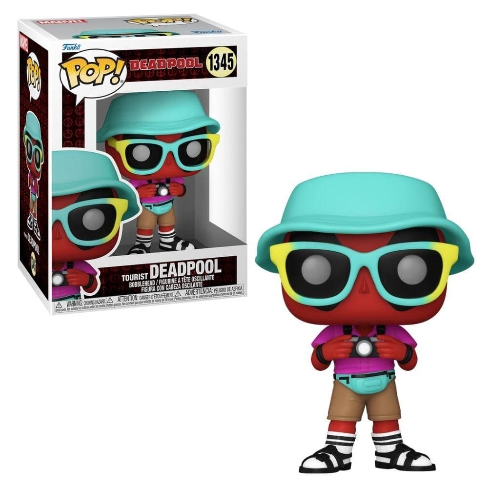 Boneco Funko POP! Marvel Deadpool Tourist