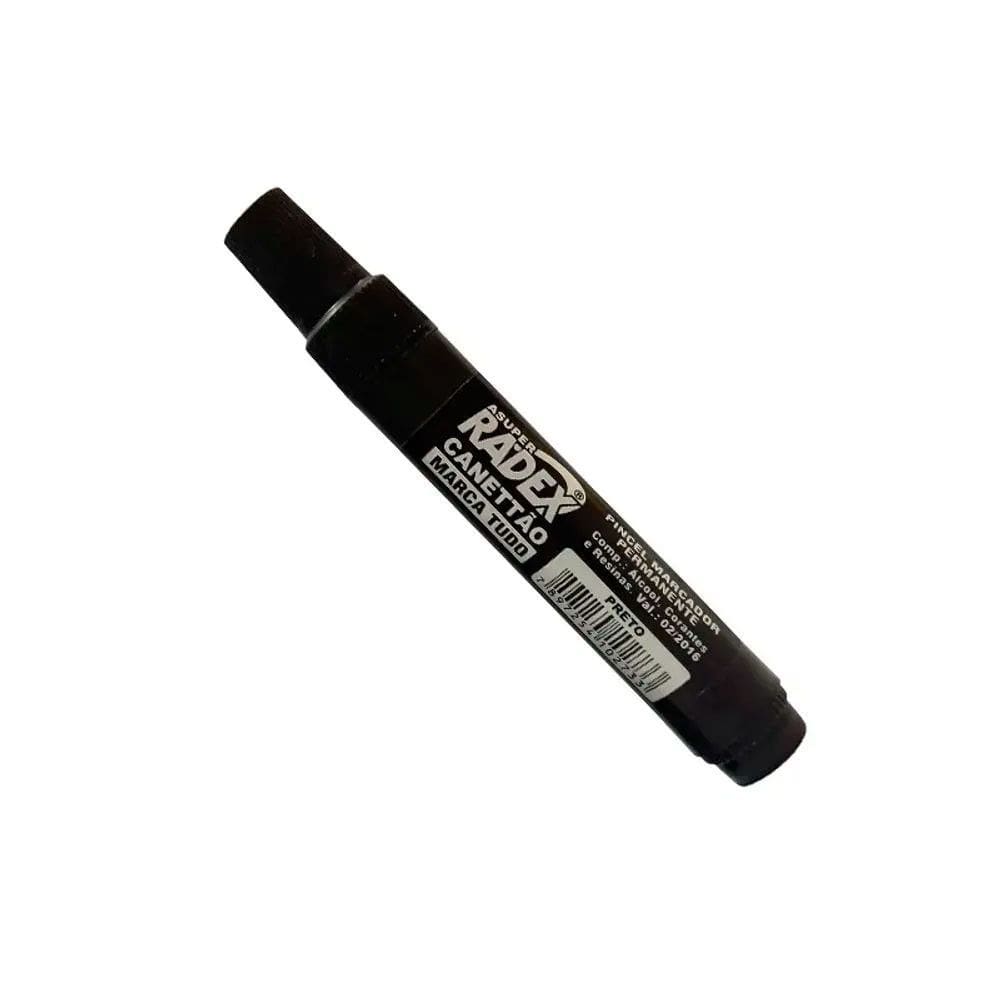 Pincel Atômico Permanente Preto - Radex