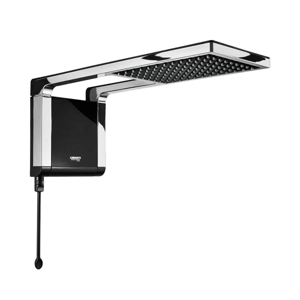 Chuveiro 127V Lorenzetti Acqua Storm Ultra Preto - Cromado