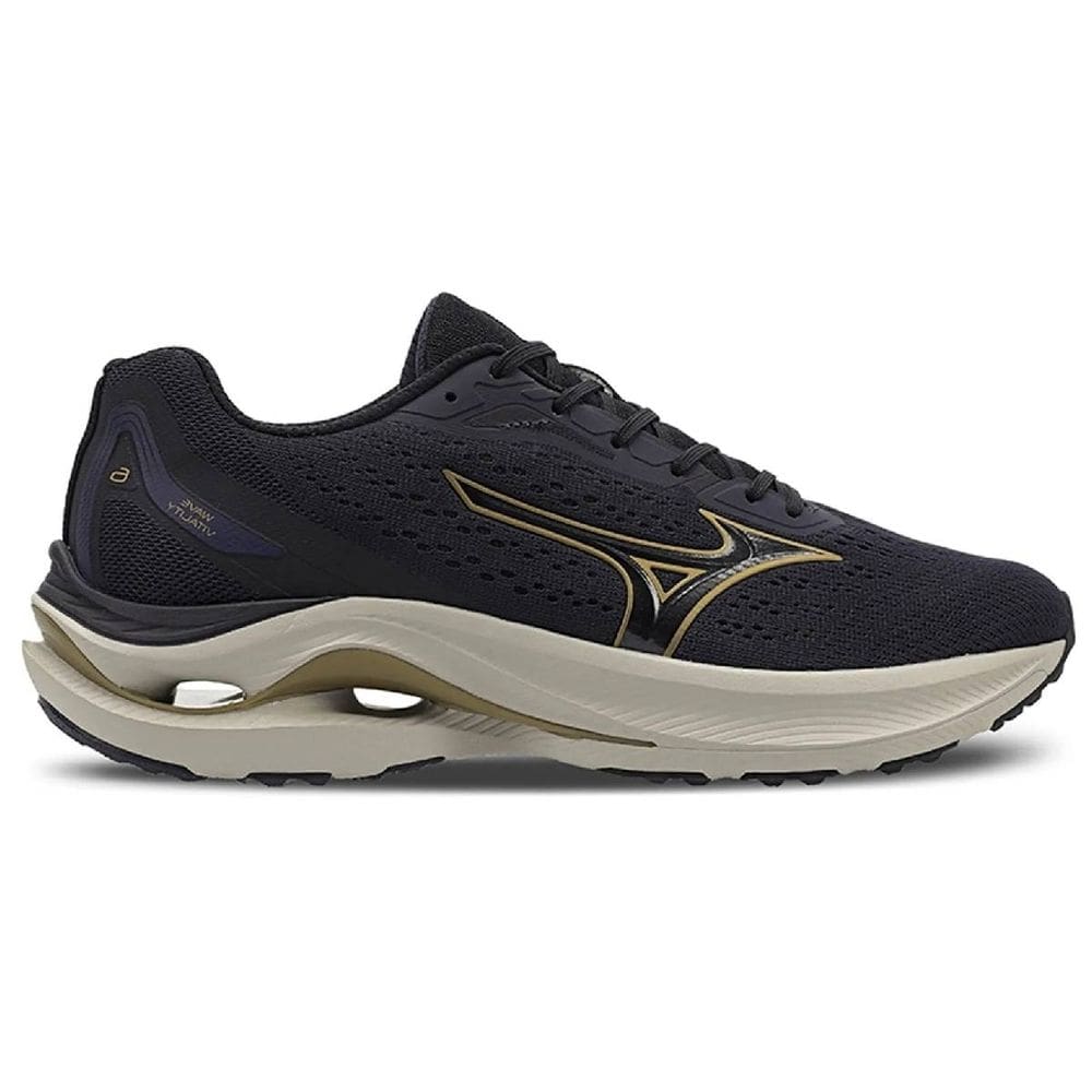 Tênis Mizuno Wave Vitality 6 - Masculino - Marinho-Dourado