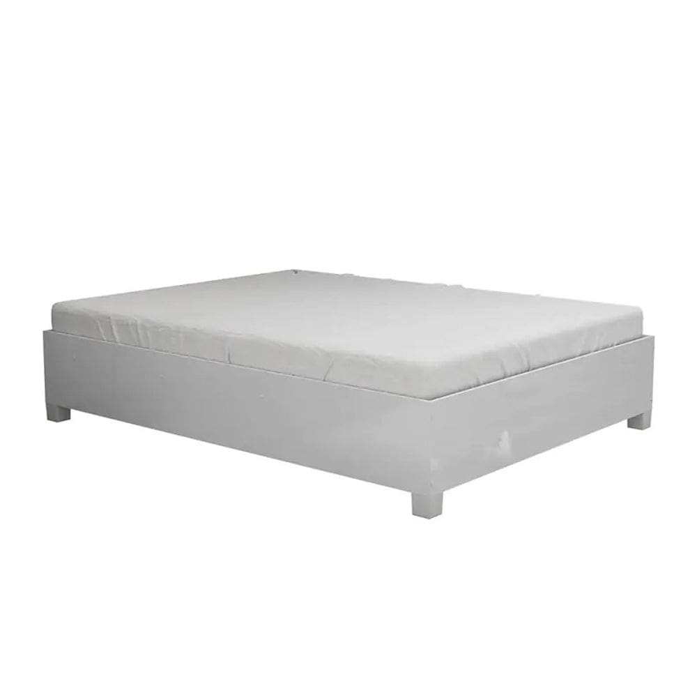 Base Cama Casal Clara Branco - Carioca Móveis