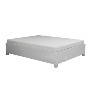Base Cama Casal Clara Branco - Carioca Móveis