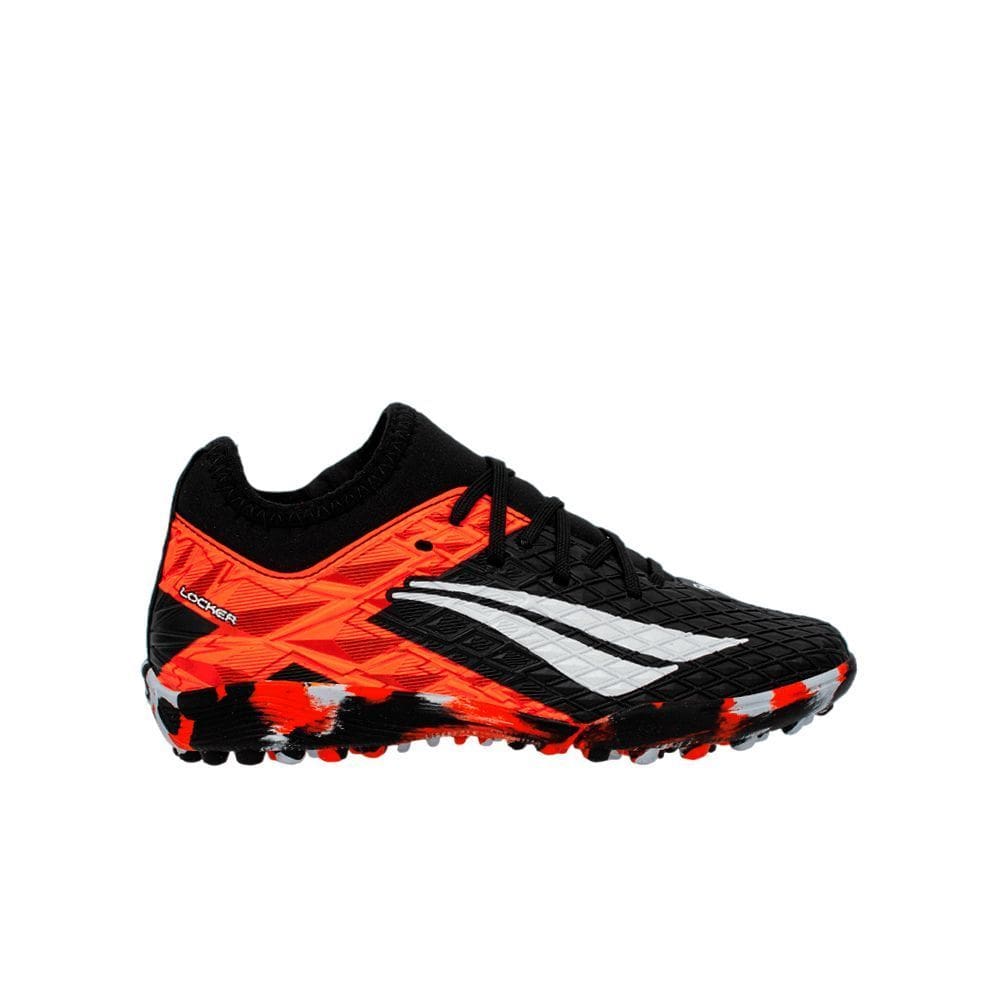 Chuteira Society Rx Locker Kids Y-3 246255-9771 - Preto/Coral 36