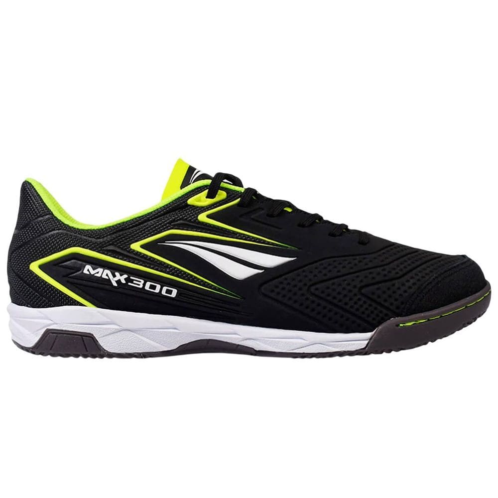 Chuteira Futsal Max 300 Y-1 Velvet 124291-9870 - Preto/Amarelo 42