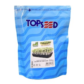 Sementes Microverde Brocolis Calabres Cabeça (500g) TOPSEED