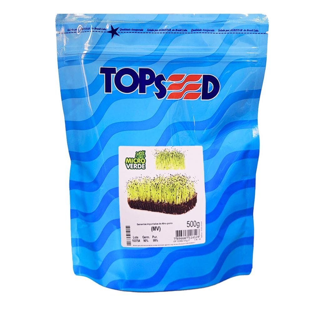 Sementes Microverde Alho-Poró (500g) TOPSEED