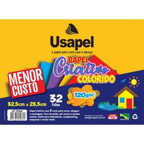 Bloco Para Educação Artística Usapel 8 Cores 325X235 120G