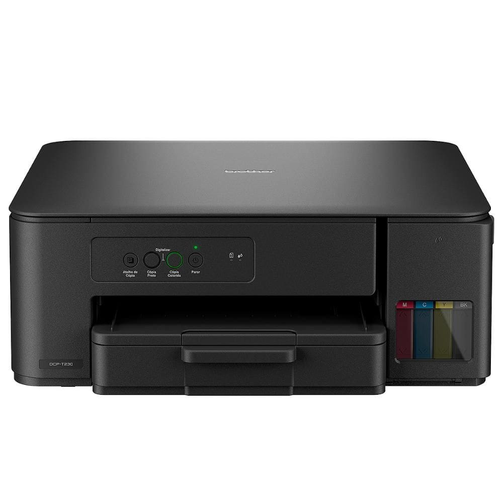 Multifuncional Jato de Tinta Brother USB Bivolt Preta - DCPT