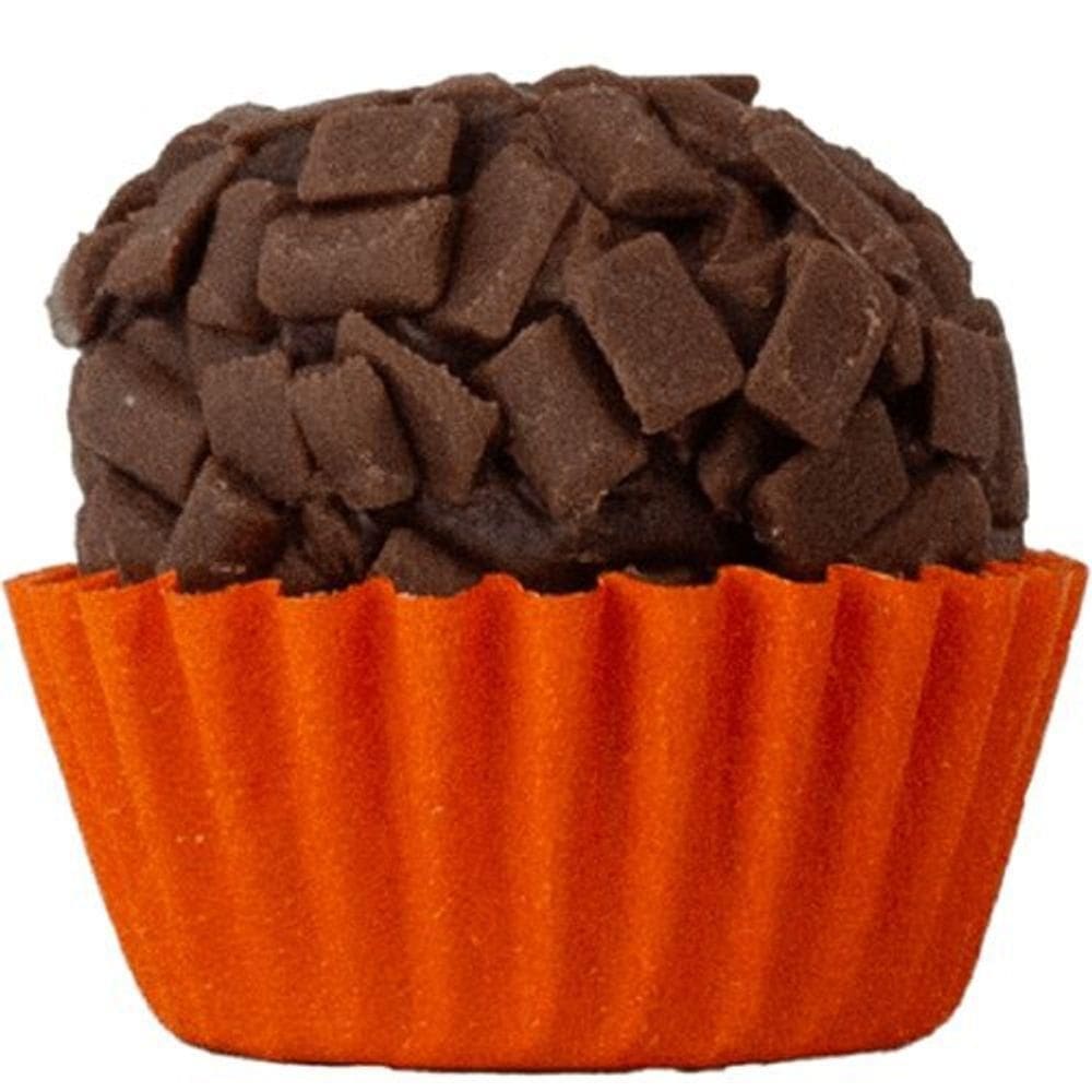 Forminha Para Doces Cores Intensas Liso Nº 5 Laranja - 100 Un