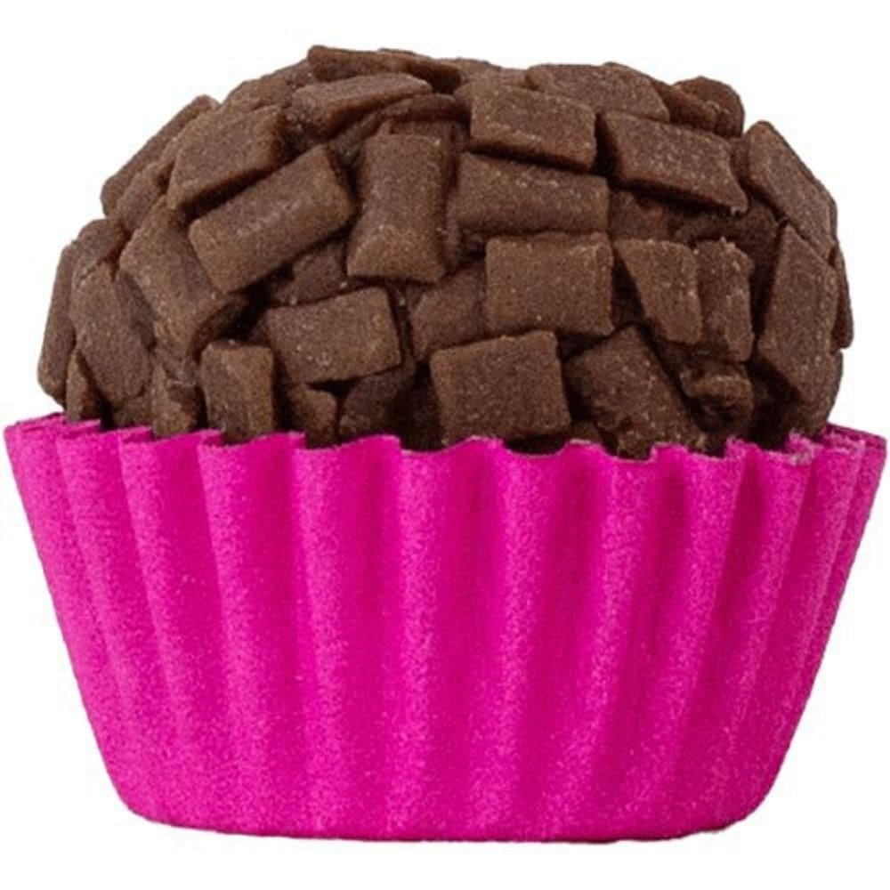 Forminha Para Doces Cores Intensas Liso Nº 5 Pink - 100 Un