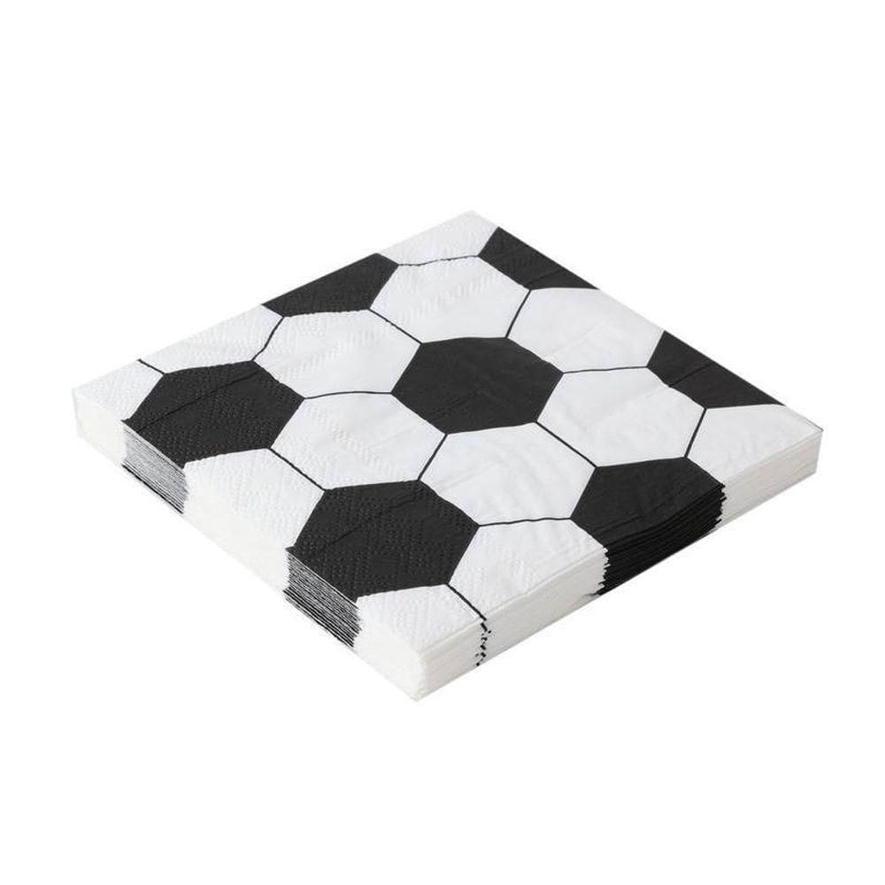 Guardanapo Folha Dupla Estampado 32x32cm Bola Futebol - 20 Un