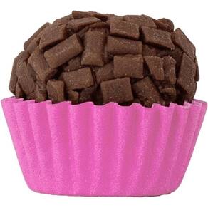 Forminha Para Doces Cores Intensas Liso Nº 5 Rosa - 100 Un