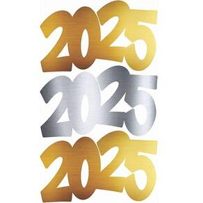 Aplique Artesanal Cartonado Réveillon 2025 Gg - 5 Un