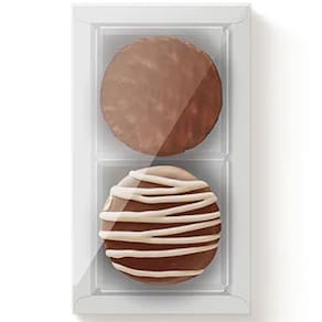 Caixa Para 2 Pão De Mel 16,8x9,5x4cm Branco - 50 Un