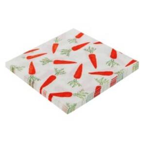 Guardanapo De Papel Estampado 32x32cm Páscoa Cenourinhas - 20 Un