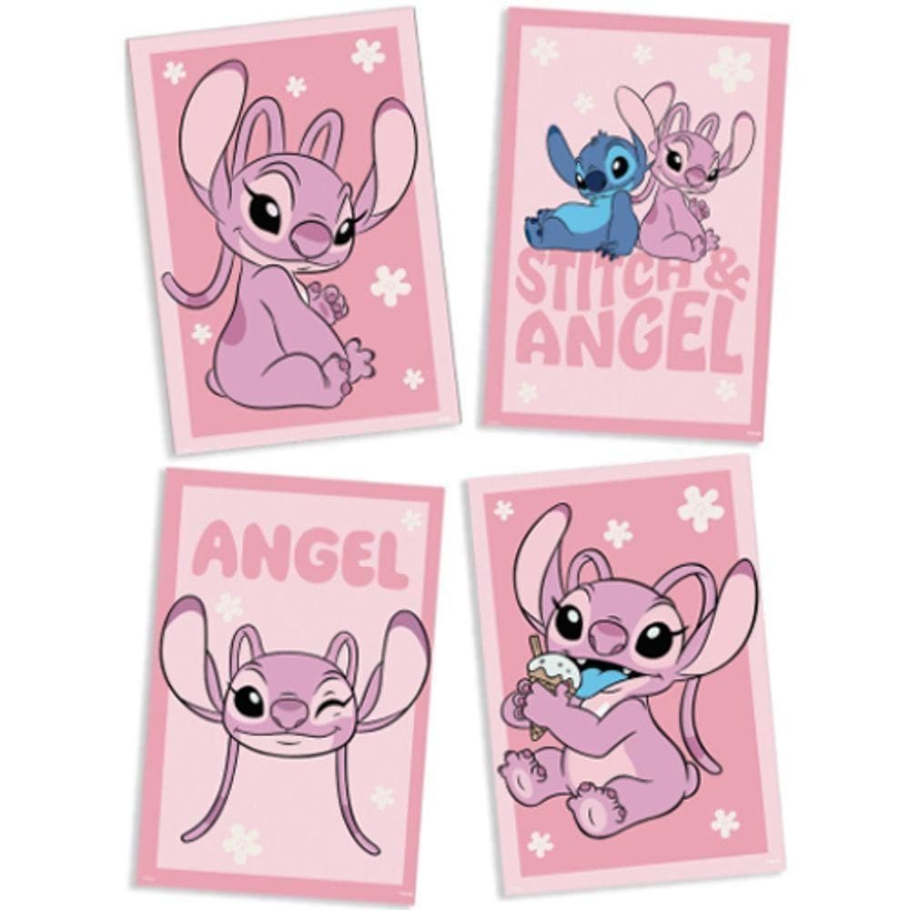 Quadros Decorativos Angel Stitch New - 4 Un