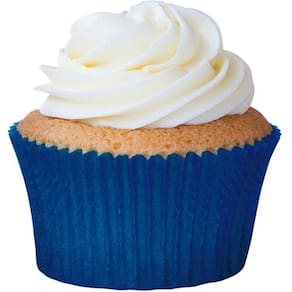 Forminha Para Bolinho Cupcake Liso Nº 0 Azul Royal - 45 Un