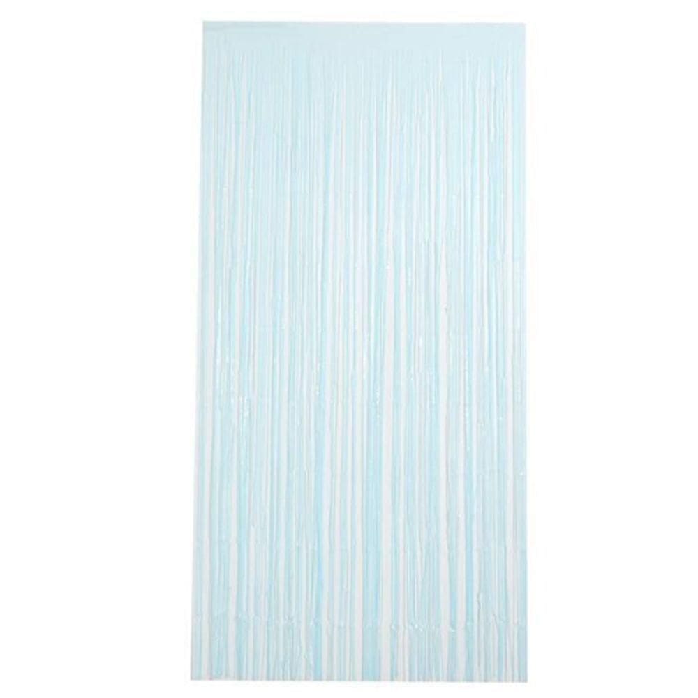 Cortina Metalizada Candy Color Azul 100x200cm - 1 Un
