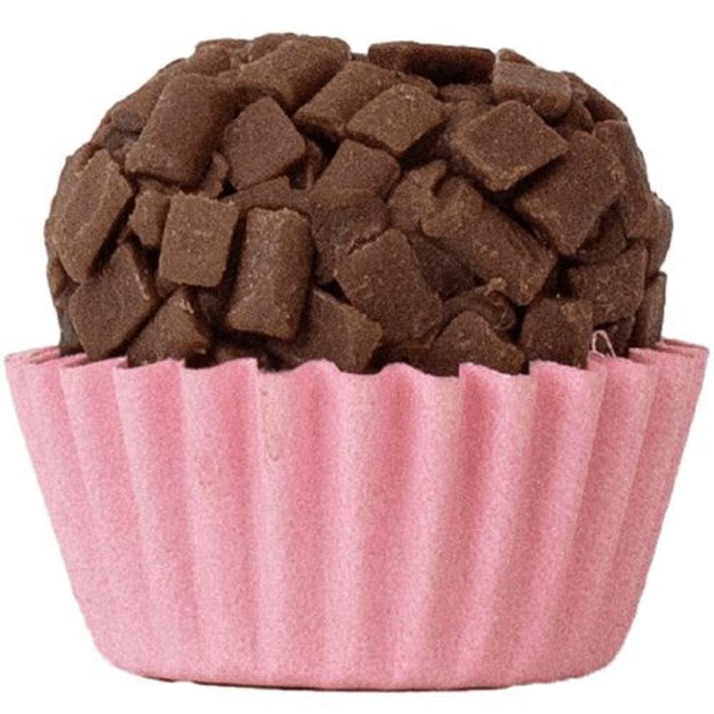 Forminha Para Doces Cores Intensas Liso Nº 5 Rosa Bebê - 100 Un