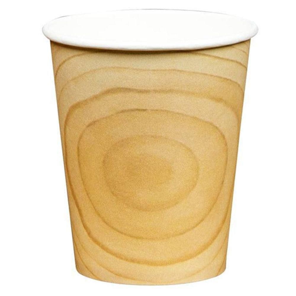 Copo De Papel 270ml Cor Bambu - 10 Un