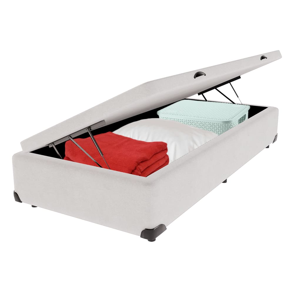 Cama Box Baú Solteiro Bravus 88x188x44