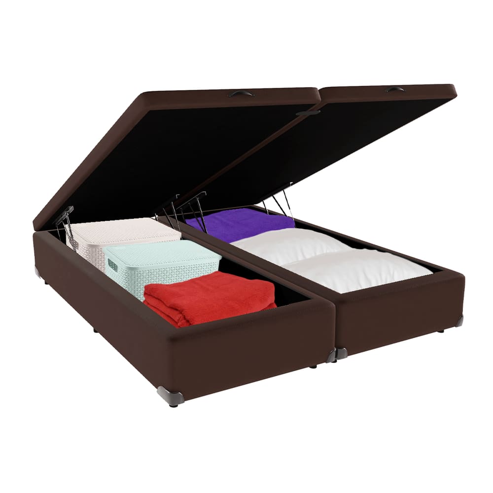 Cama Box Baú King Bravus 193x203x44