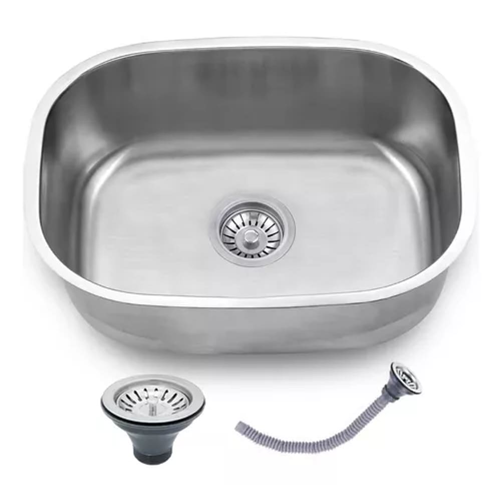 Cuba De Cozinha Gourmet Aço Inox 304 Completa Com Acessórios 43x37cm Cor Prata Brinovar