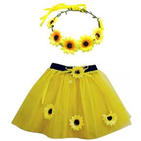 Kit Fantasia Infantil Girassol - 2 Peças