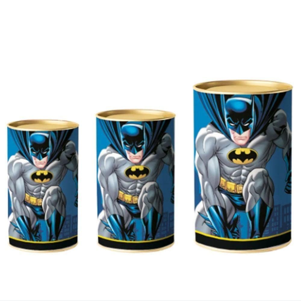 Lata Para Ovo 500g Páscoa Batman 2022 22x12,5cm - 12 Un
