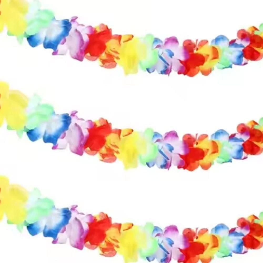 Guirlanda Varal Havaiano Para Decoração - 2 Metros