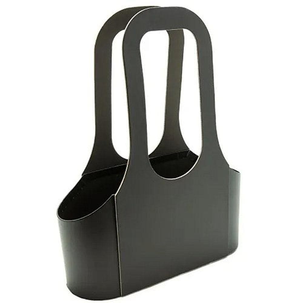 Caixa Sacola De Papel Com Alça Liso 26,3x9,5x33,8cm Preto - 1 Un