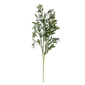 Folhas Decorativas Permanentes - Pick Folhagem 64cm Verde Escuro - 6 Buquês