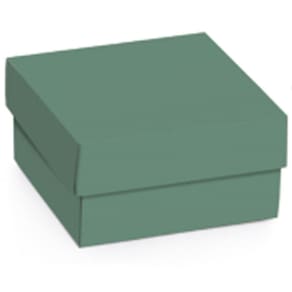 Kit Mini Caixa Quadrada Natural GreenM 9,5x9,5x4cm - 50 Un