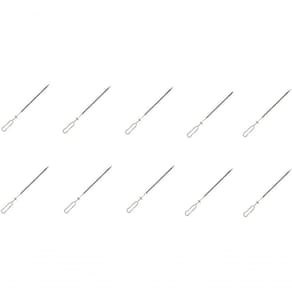 Kit 10 Espetos 13mm Para Picanha Comercial Lobo Churrasqueiras - Linha Churrascaria Tamanho 30