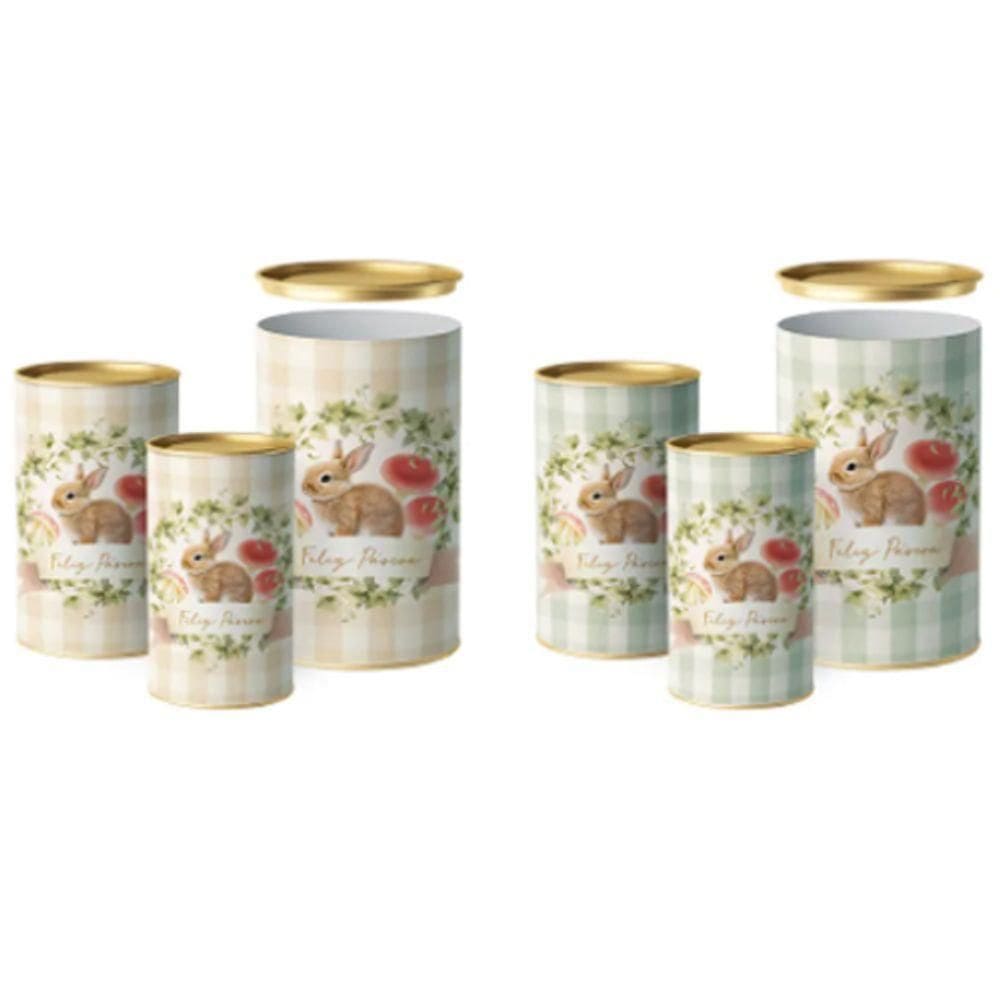 Lata Para Ovo Rígida 250g Páscoa Breeze Composê 9x16,5cm - 12 Un