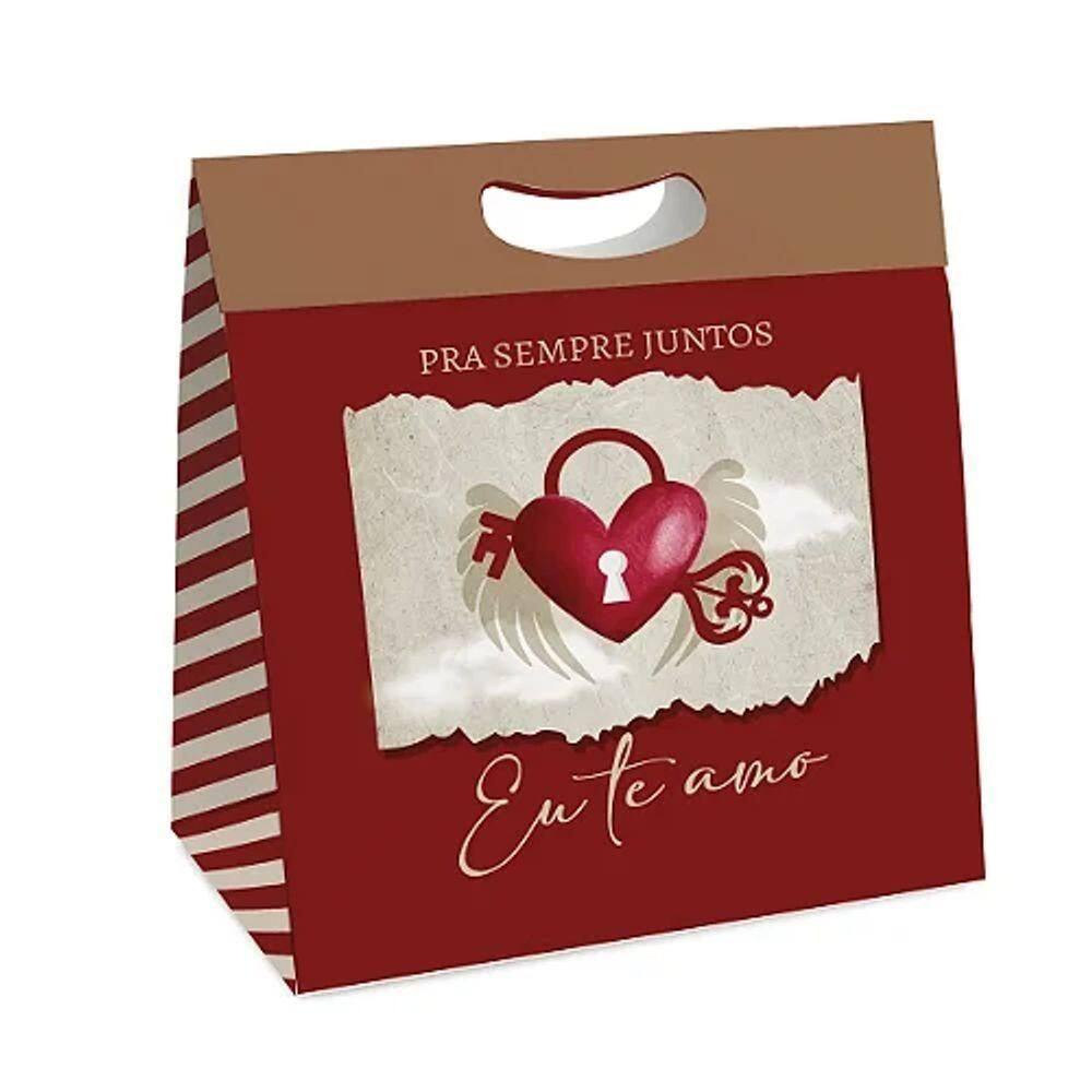 Kit Caixa New Plus M 23x8,5x30cm Amor Real - 10 Un