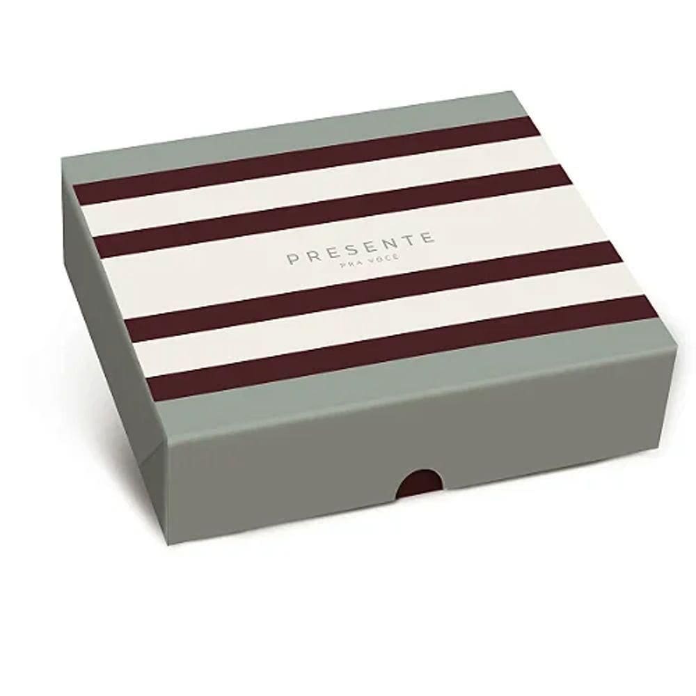 Kit Caixa Retangular Tampa Fundo New Land G 30x24x6cm - 10 Un