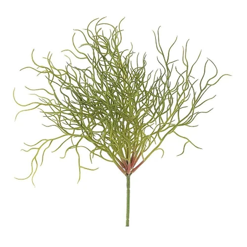 Folhas Decorativas Permanentes - Buquê Folhagem 32cm Verde - 6 Buquês