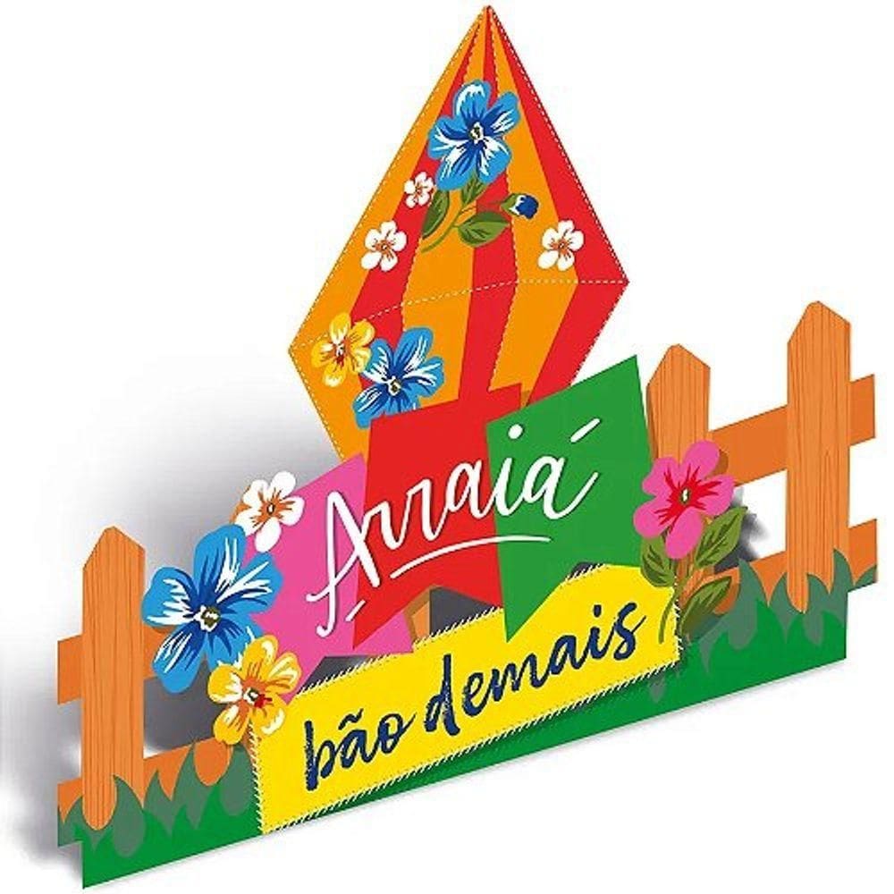 Silhueta De Chão Arraiá Bão Demais 73,5x89cm - 1 Un