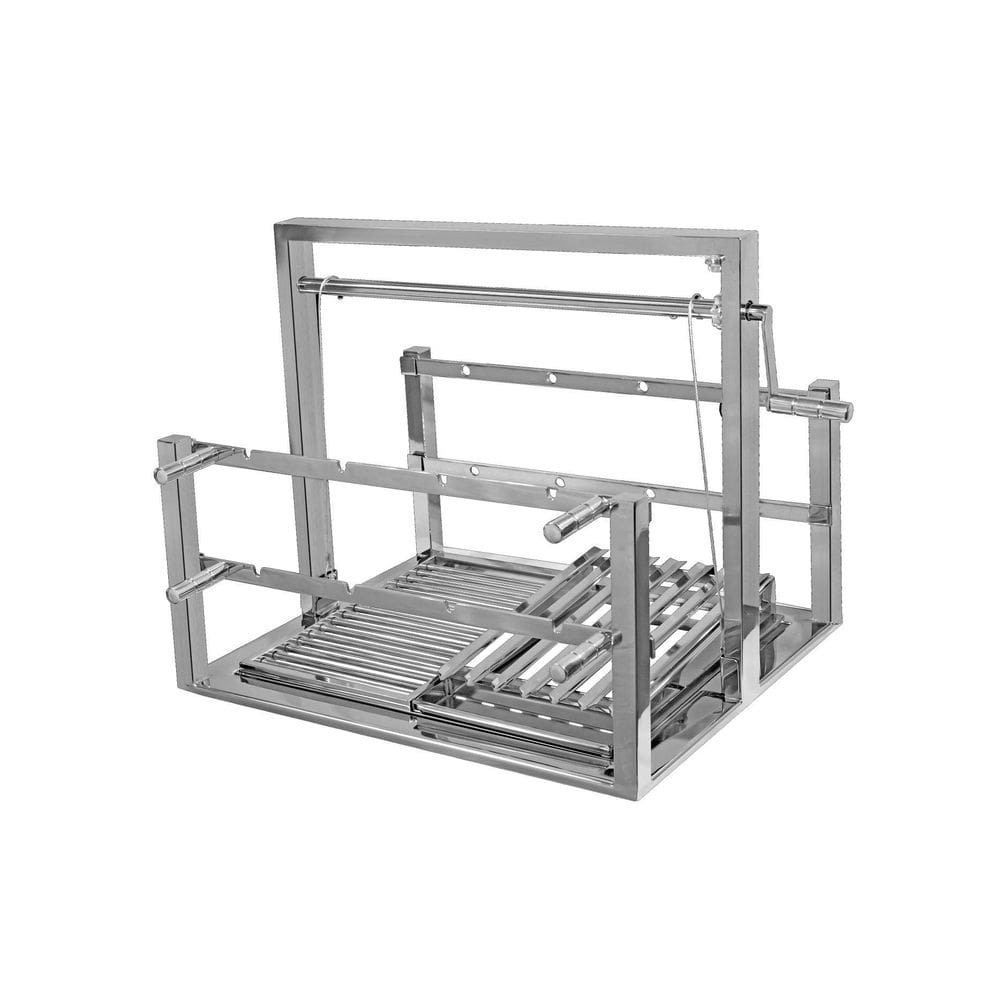 Grill Elevatório Premium em Aço Inox - JX Metais