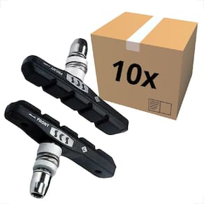 Kit 10 Par Pares Sapata Pastilhas De Freio Scs V-Brake 70Mm Bicicleta Aro 26 29 Mtb Speed