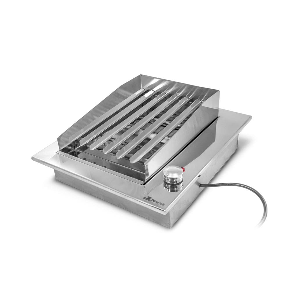 Churrasqueira Elétrica de Embutir em Aço Inox 40X47 com Grelha Argentina - JX Metais