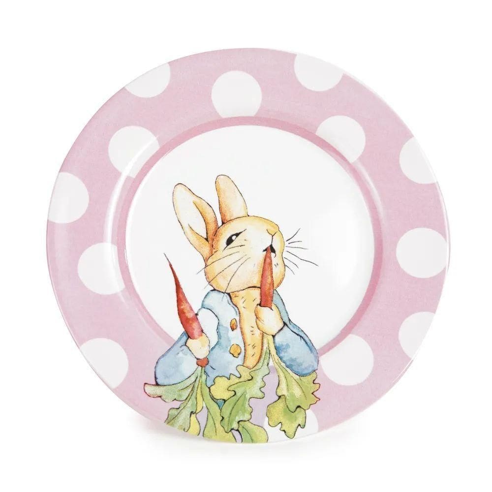 Prato Sobremesa Redondo Páscoa Infantil Collec Peter 20cm - 1 Un