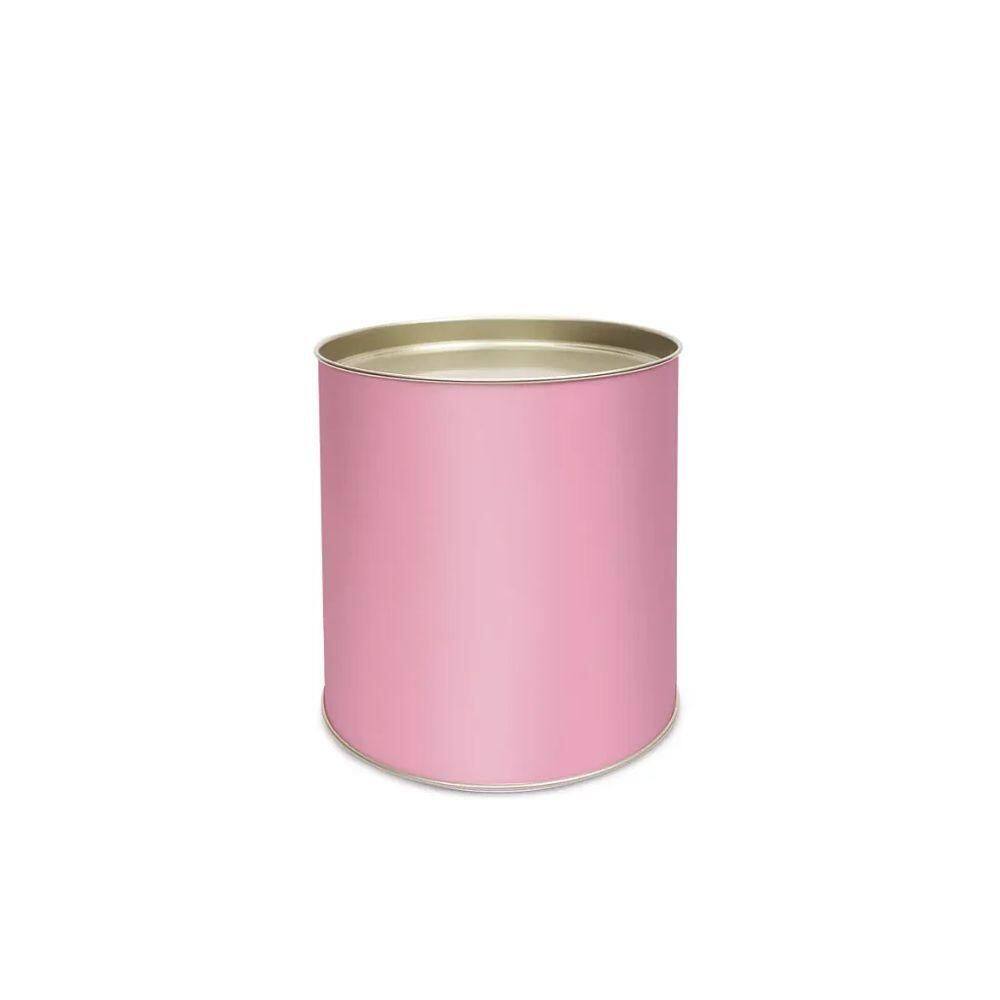 Lata Para Doces Color Rosa 10x7cm -12 Un