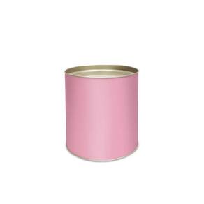 Lata Para Doces Color Rosa 10x7cm -12 Un